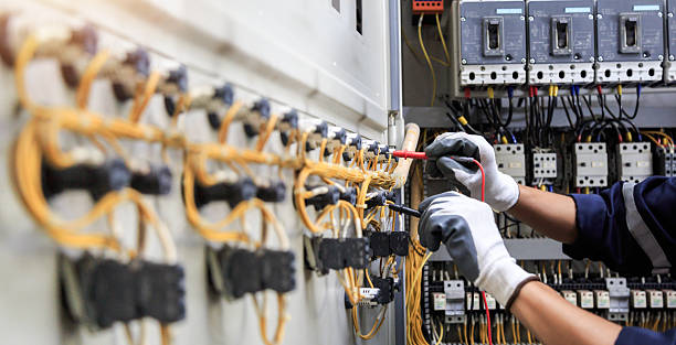 Professional Electrician technician working in Laurel Hill, VA